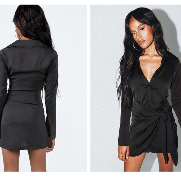 NWOT Princess Polly Bodeni Long Sleeve Mini Dress - Picture 2 of 5